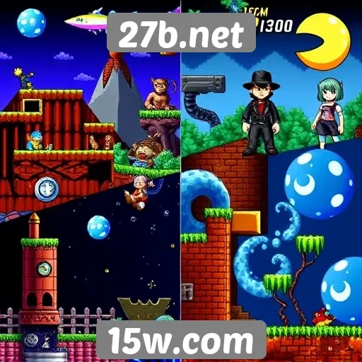 Evolução dos gráficos nos jogos do 27b.net